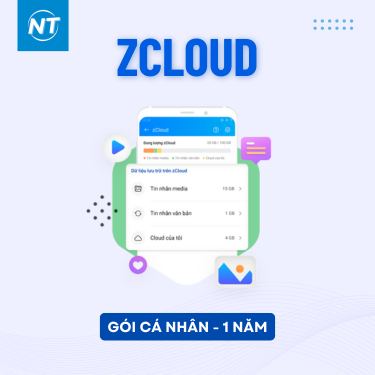 Mua gói zCloud 1 năm giá rẻ có VAT