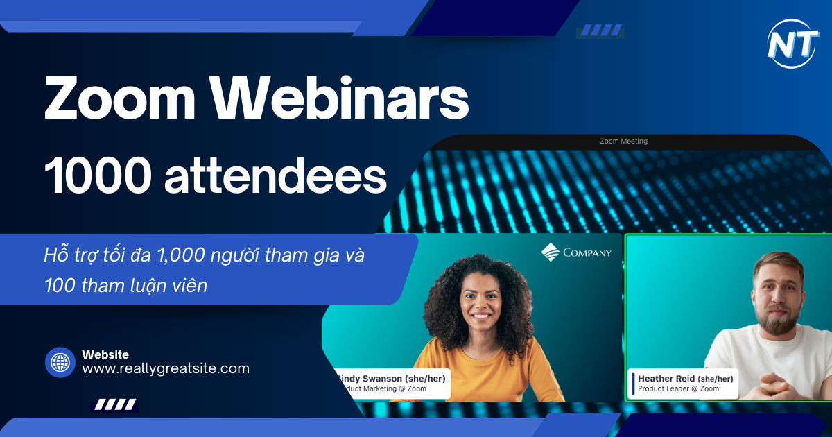 Mua Zoom Webinars 1000 attendees giá rẻ