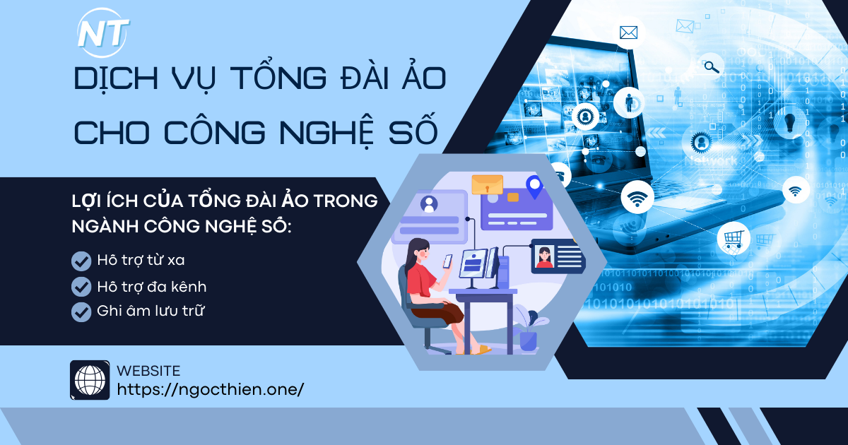 Dịch vụ tổng đài ảo cho ngành công nghệ số