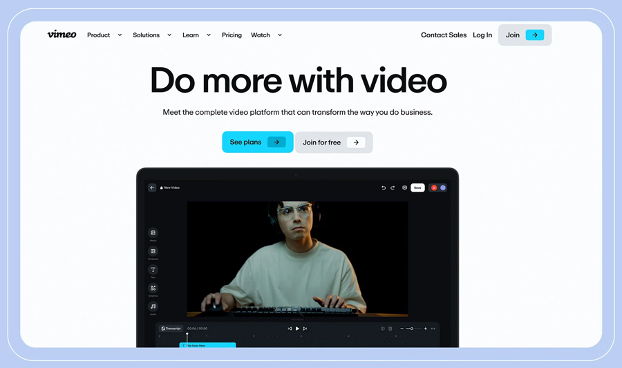 Vimeo để tạo nội dung