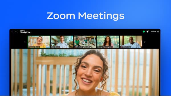 Trải nghiệm sự dễ dàng khi làm việc thông minh hơn và luôn kết nối với Zoom Workplace Pro.