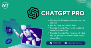 Mua ChatGPT Pro bản quyền chính hãng tại Việt Nam