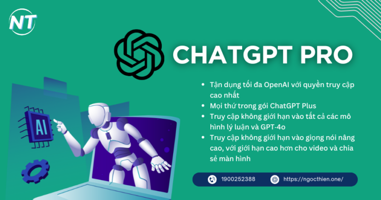 Mua ChatGPT Pro bản quyền chính hãng tại Việt Nam